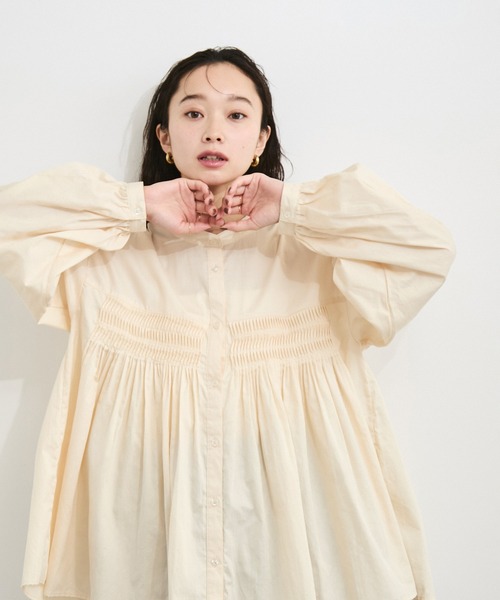 セール】ピンタックブラウス（シャツ/ブラウス）｜LE CERCLE par rope