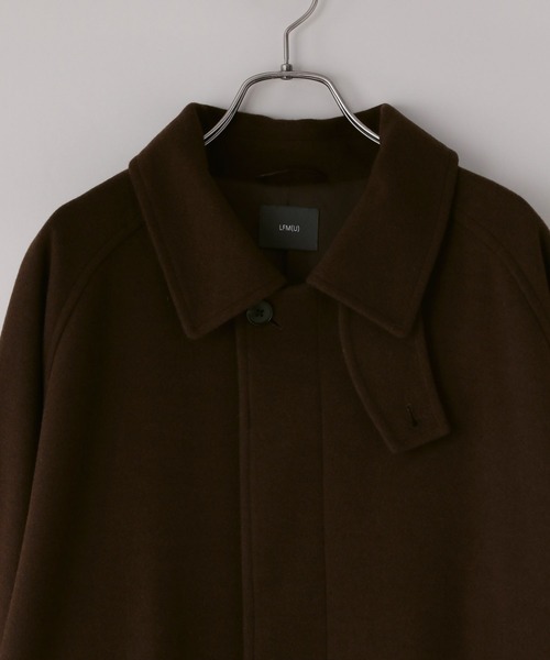 LOWRYS FARM（ローリーズファーム）の「【LFM(U)】ウールライクステンカラーコート　 494432（ステンカラーコート・メンズ・ブラック/ブラウン・MEDIUM/LARGE）」の16枚目の写真