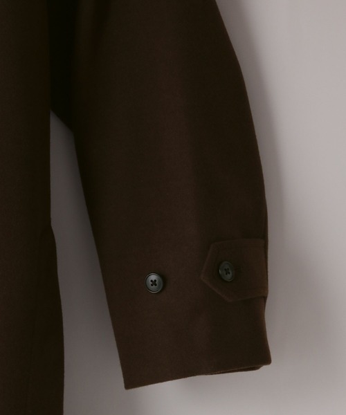 LOWRYS FARM（ローリーズファーム）の「【LFM(U)】ウールライクステンカラーコート　 494432（ステンカラーコート・メンズ・ブラック/ブラウン・MEDIUM/LARGE）」の17枚目の写真