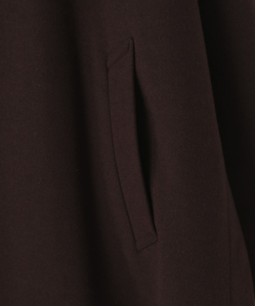 LOWRYS FARM（ローリーズファーム）の「【LFM(U)】ウールライクステンカラーコート　 494432（ステンカラーコート・メンズ・ブラック/ブラウン・MEDIUM/LARGE）」の4枚目の写真