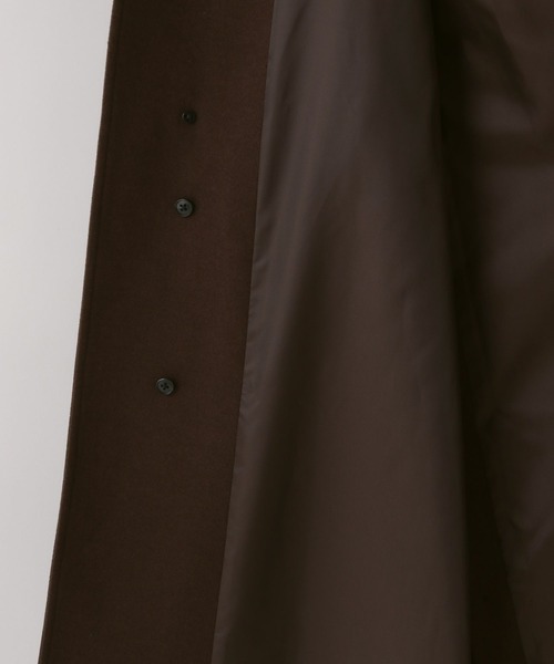 LOWRYS FARM（ローリーズファーム）の「【LFM(U)】ウールライクステンカラーコート　 494432（ステンカラーコート・メンズ・ブラック/ブラウン・MEDIUM/LARGE）」の6枚目の写真