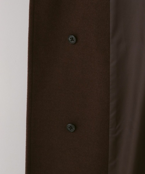 LOWRYS FARM（ローリーズファーム）の「【LFM(U)】ウールライクステンカラーコート　 494432（ステンカラーコート・メンズ・ブラック/ブラウン・MEDIUM/LARGE）」の7枚目の写真