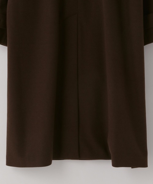 LOWRYS FARM（ローリーズファーム）の「【LFM(U)】ウールライクステンカラーコート　 494432（ステンカラーコート・メンズ・ブラック/ブラウン・MEDIUM/LARGE）」の10枚目の写真