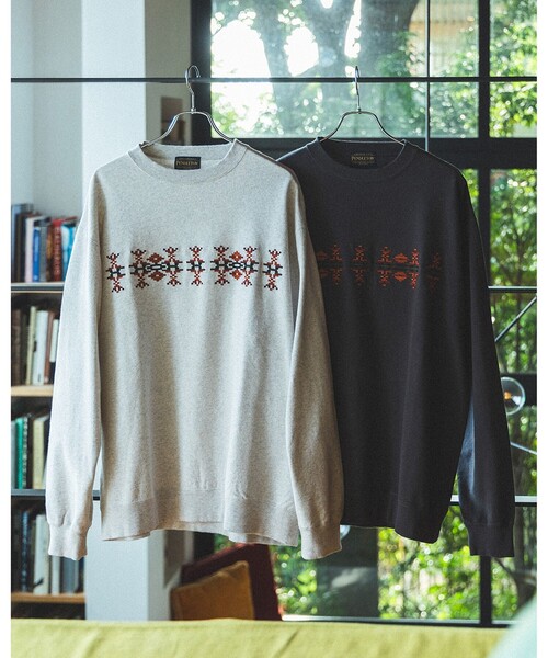 PENDLETON(ペンドルトン)の「【別注】PENDLETON / エンブロイダリー スウェット(ユニセックス)(スウェット・メンズ・アッシュグレー/ダークグレー・SMALL/MEDIUM/LARGE/X-LARGE)」の14枚目の写真