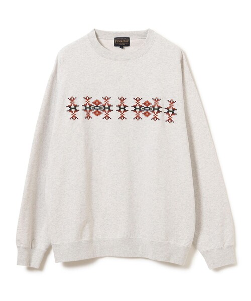 PENDLETON(ペンドルトン)の「【別注】PENDLETON / エンブロイダリー スウェット(ユニセックス)(スウェット・メンズ・アッシュグレー/ダークグレー・SMALL/MEDIUM/LARGE/X-LARGE)」の12枚目の写真
