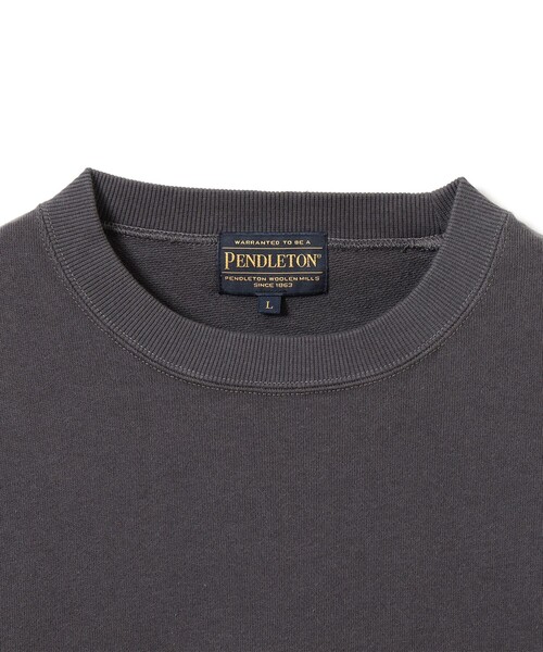 PENDLETON(ペンドルトン)の「【別注】PENDLETON / エンブロイダリー スウェット(ユニセックス)(スウェット・メンズ・アッシュグレー/ダークグレー・SMALL/MEDIUM/LARGE/X-LARGE)」の8枚目の写真