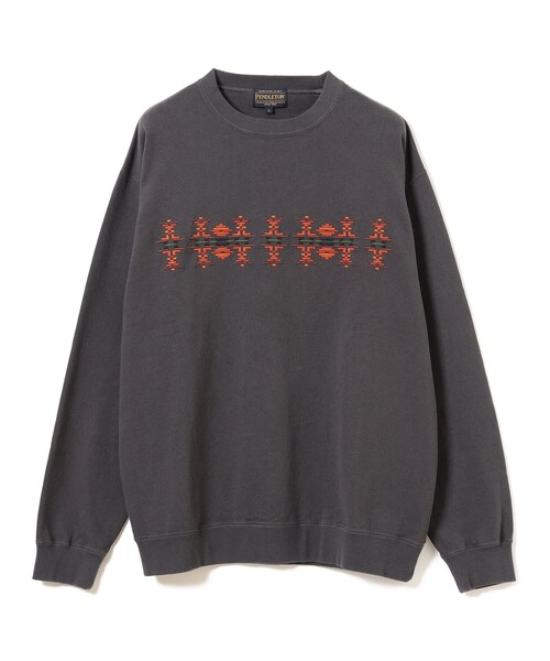 PENDLETON(ペンドルトン)の「【別注】PENDLETON / エンブロイダリー スウェット(ユニセックス)(スウェット・メンズ・アッシュグレー/ダークグレー・SMALL/MEDIUM/LARGE/X-LARGE)」の6枚目の写真