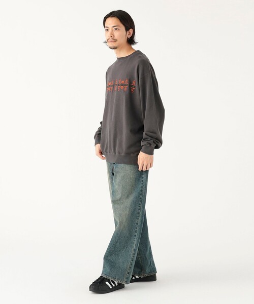 PENDLETON(ペンドルトン)の「【別注】PENDLETON / エンブロイダリー スウェット(ユニセックス)(スウェット・メンズ・アッシュグレー/ダークグレー・SMALL/MEDIUM/LARGE/X-LARGE)」の4枚目の写真