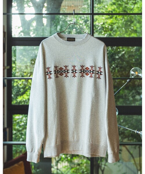 PENDLETON(ペンドルトン)の「【別注】PENDLETON / エンブロイダリー スウェット(ユニセックス)(スウェット・メンズ・アッシュグレー/ダークグレー・SMALL/MEDIUM/LARGE/X-LARGE)」の19枚目の写真