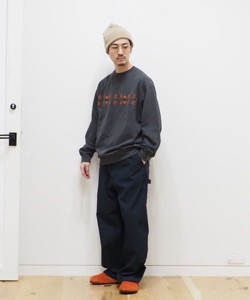 PENDLETON(ペンドルトン)の「【別注】PENDLETON / エンブロイダリー スウェット(ユニセックス)(スウェット・メンズ・アッシュグレー/ダークグレー・SMALL/MEDIUM/LARGE/X-LARGE)」の20枚目の写真
