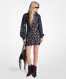MICHAEL KORS マイケルコース　水色　レースワンピース MICHAEL KORS（マイケルコース）の「レース ミディドレス