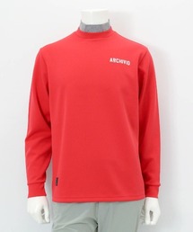 MENS>【メンズ】UV速乾モックネックプルオーバー（Tシャツ