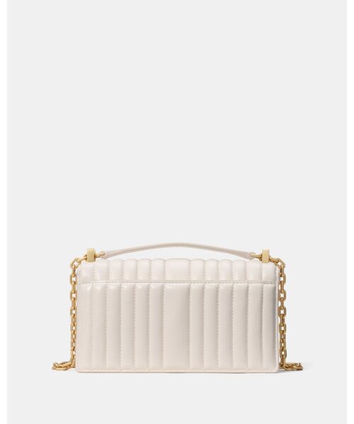 kate spade new york(ケイトスペード ニューヨーク)の「デコ キルテッド ミニ フラップ チェーン クロスボディ(ショルダーバッグ・レディース・ベージュ・ONESIZE)」の4枚目の写真