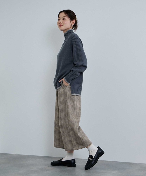 NAVY(ネイビー)の「nAvy ワイドクロップドパンツ(その他パンツ・レディース・ネイビー系/チャコールグレー/グリーン系・L/M)」の10枚目の写真