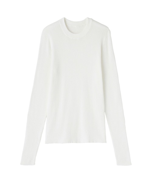 MUJI Labo（ムジラボ）の「〔MUJI Labo〕婦人　強撚コットンニット長袖プルオーバー（Tシャツ/カットソー・レディース・ブラック/オフホワイト/バーガンディー・M/L/S）」の11枚目の写真