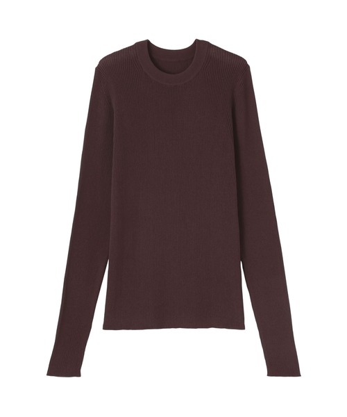 MUJI Labo（ムジラボ）の「〔MUJI Labo〕婦人　強撚コットンニット長袖プルオーバー（Tシャツ/カットソー・レディース・ブラック/オフホワイト/バーガンディー・M/L/S）」の13枚目の写真