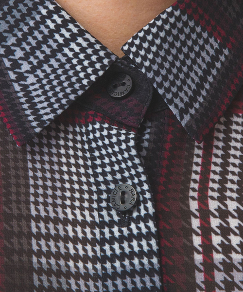 セール】【NARACAMICIE】ビッググレンチェック七分袖シャツ（シャツ