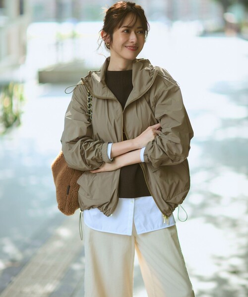 【23AW✨】MHL. ウールリブ ニットベスト Vネック ベージュ M MHL.（エムエイチエル）の「TOUGH WOOL RIB（ベスト）」 - WEAR