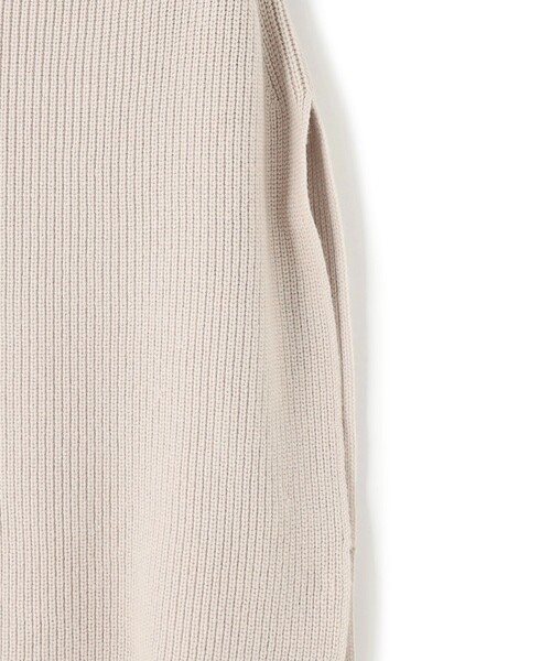 セール】【洗える】コットンリリー モックネックニットベスト（ベスト