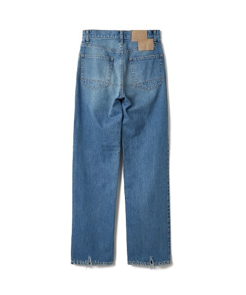 PERVERZE（パーバーズ）の「Nano Mist Denim-Loose Straight（デニムパンツ・レディース・ブルー/ブラック・0/2/1）」の7枚目の写真