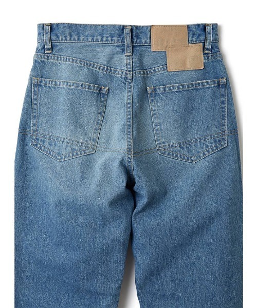 PERVERZE（パーバーズ）の「Nano Mist Denim-Loose Straight（デニムパンツ・レディース・ブルー/ブラック・0/2/1）」の8枚目の写真