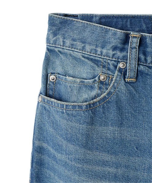 PERVERZE（パーバーズ）の「Nano Mist Denim-Loose Straight（デニムパンツ・レディース・ブルー/ブラック・0/2/1）」の9枚目の写真