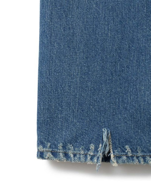 PERVERZE（パーバーズ）の「Nano Mist Denim-Loose Straight（デニムパンツ・レディース・ブルー/ブラック・0/2/1）」の10枚目の写真