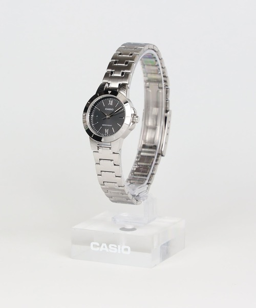CASIO(カシオ)の「CASIO Collection / LTP-1177D-1AJF(アナログ腕時計・レディース・ブラック×シルバー・FREE)」の2枚目の写真