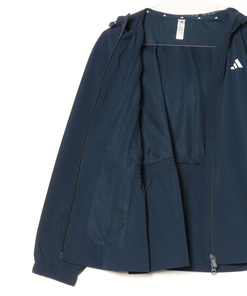 adidas Golf(アディダスゴルフ)の「フード付きウインドジャケット【adidas Golf/アディダスゴルフ】(パーカー・レディース・ネイビー・XX-LARGE/LARGE/MEDIUM/SMALL/X-LARGE/X-SMALL)」の7枚目の写真