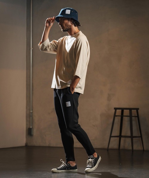 wjk reluxe(ダブルジェーケーリラックス)の「mt9879-open end yarn half sleeve cut sew ハーフスリーブカットソー(WR25W-28)(Tシャツ/カットソー・メンズ・ホワイト/サンドベージュ/ブラック・XL/L/M/S)」の15枚目の写真