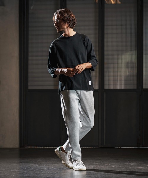 wjk reluxe(ダブルジェーケーリラックス)の「mt9879-open end yarn half sleeve cut sew ハーフスリーブカットソー(WR25W-28)(Tシャツ/カットソー・メンズ・ホワイト/サンドベージュ/ブラック・XL/L/M/S)」の21枚目の写真
