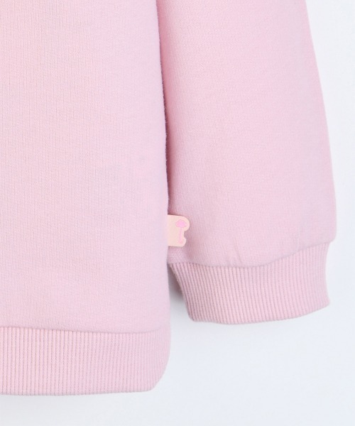 moimoln（モイモルン）の「アニマルパッチ長袖トレーナー（スウェット・キッズ・ピンク/パープル・110cm/130cm/120cm/100cm/90cm）」の11枚目の写真