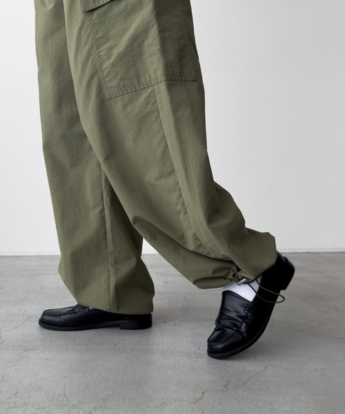 CANAL JEAN（キャナルジーン）の「リップストップワンタックワイドカーゴパンツ（カーゴパンツ・レディース・ダークネイビー/オリーブ・マルチサイズ）」の20枚目の写真