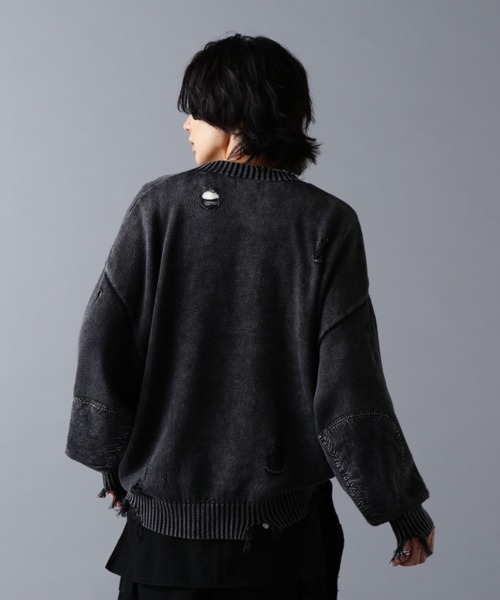 DANKE SCHON（ダンケシェーン）の「DankeSchon/ダンケシェーン/MILS KNIT CARDIGAN（カーディガン/ボレロ・メンズ・ベージュ/ブラック・M/L）」の9枚目の写真