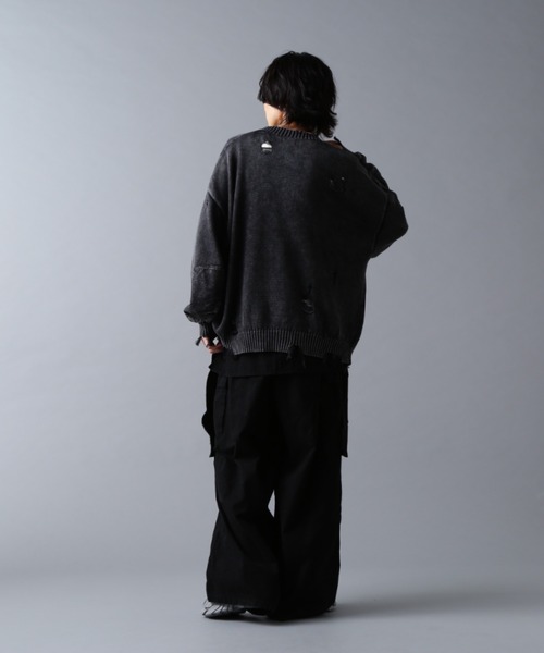 DANKE SCHON（ダンケシェーン）の「DankeSchon/ダンケシェーン/MILS KNIT CARDIGAN（カーディガン/ボレロ・メンズ・ベージュ/ブラック・M/L）」の14枚目の写真