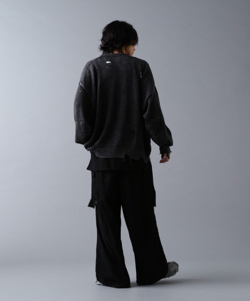 DANKE SCHON（ダンケシェーン）の「DankeSchon/ダンケシェーン/MILS KNIT CARDIGAN（カーディガン/ボレロ・メンズ・ベージュ/ブラック・M/L）」の15枚目の写真
