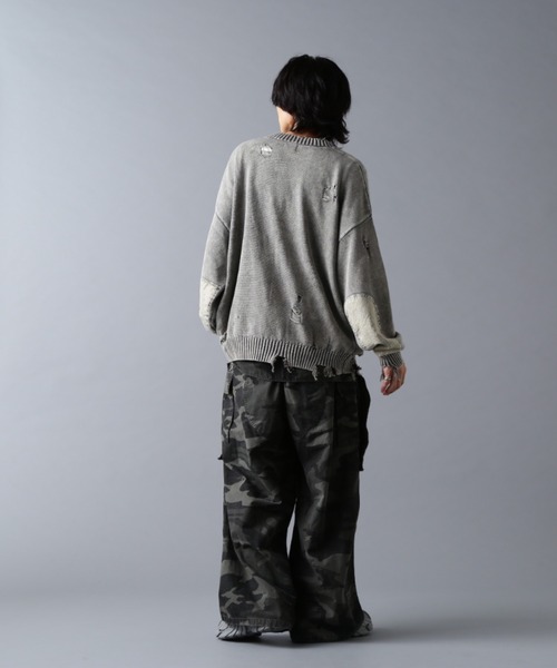 DANKE SCHON（ダンケシェーン）の「DankeSchon/ダンケシェーン/MILS KNIT CARDIGAN（カーディガン/ボレロ・メンズ・ベージュ/ブラック・M/L）」の20枚目の写真