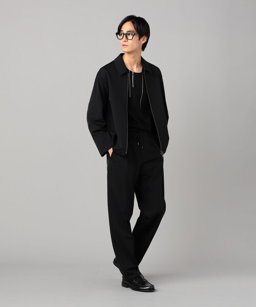 COMME CA MEN(コムサメン)の「ソロテックス レーヨンフィラメント ステンカラーブルゾン(ブルゾン・メンズ・ダークブラウン/ブラック・M/L)」の3枚目の写真