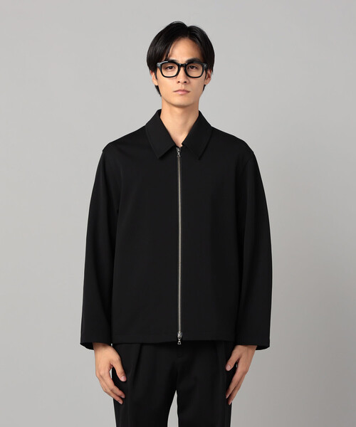 COMME CA MEN(コムサメン)の「ソロテックス レーヨンフィラメント ステンカラーブルゾン(ブルゾン・メンズ・ダークブラウン/ブラック・M/L)」の16枚目の写真