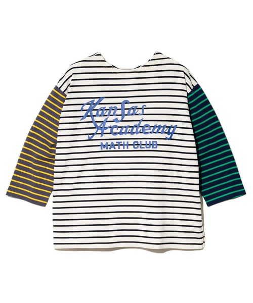 CUBE SUGAR(キューブシュガー)の「CUBE SUGAR/キューブシュガー 先染めボーダー天竺 前後着配色 ステッチPO(Tシャツ/カットソー・レディース・レッド/ネイビー/その他1・FREE)」の13枚目の写真