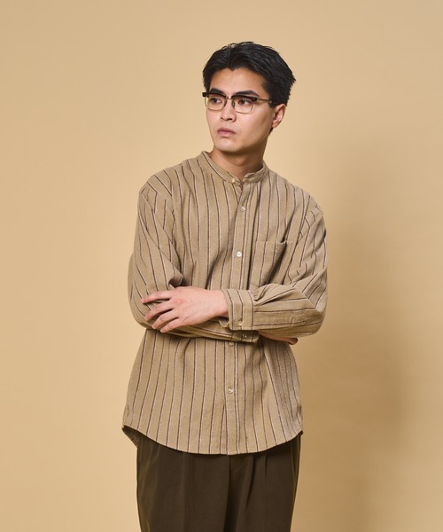 BANDEL ベージュ シャツ セール】お手入れラクラクセットアップ/シャツ/253493（シャツ