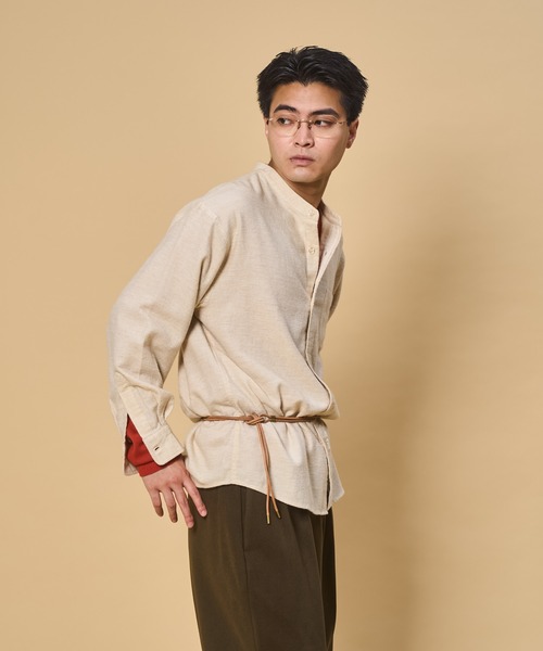 BANDEL ベージュ シャツ アーバンリサーチ ドアーズ URBAN RESEARCH DOORS 『セットアップ対応