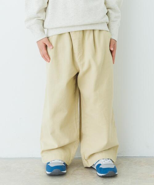 URBAN RESEARCH DOORS（アーバンリサーチドアーズ）の「『WEB/一部店舗限定サイズ』 『セットアップ対応』 イージーストレートパンツ(KIDS)（その他パンツ・キッズ・ベージュ/ネイビー・120/135/150）」の17枚目の写真
