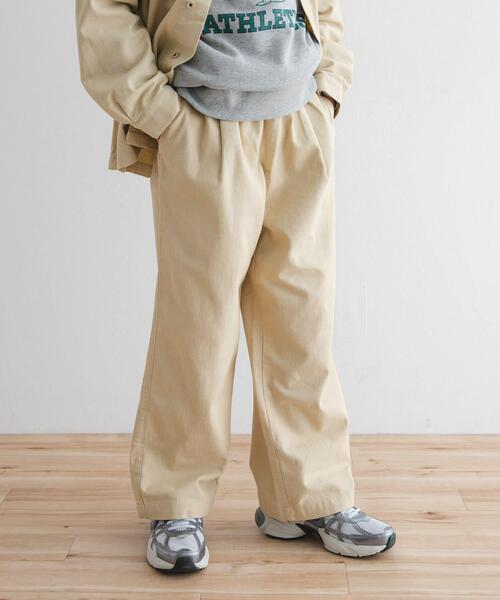 URBAN RESEARCH DOORS（アーバンリサーチドアーズ）の「『WEB/一部店舗限定サイズ』 『セットアップ対応』 イージーストレートパンツ(KIDS)（その他パンツ・キッズ・ベージュ/ネイビー・120/135/150）」の20枚目の写真