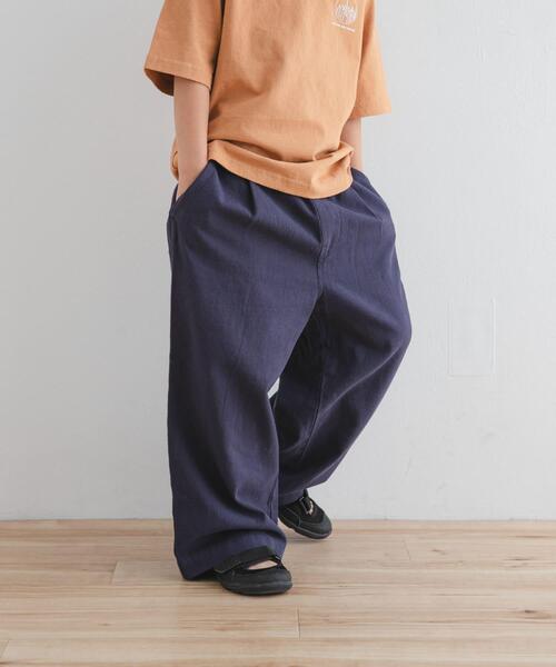 URBAN RESEARCH DOORS（アーバンリサーチドアーズ）の「『WEB/一部店舗限定サイズ』 『セットアップ対応』 イージーストレートパンツ(KIDS)（その他パンツ・キッズ・ベージュ/ネイビー・120/135/150）」の15枚目の写真