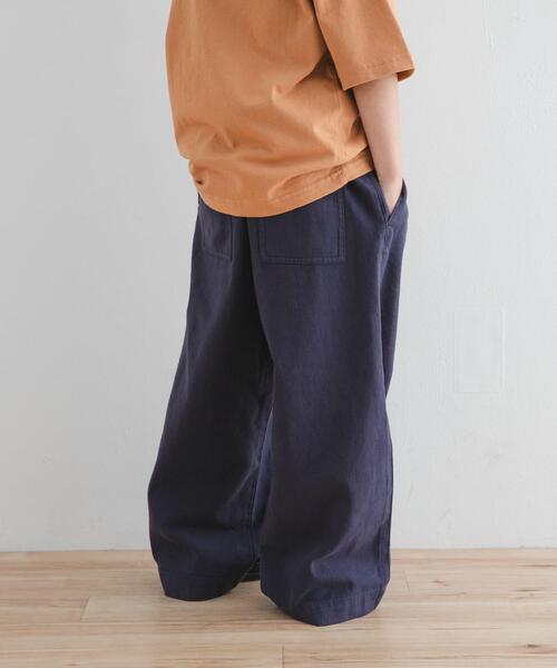 URBAN RESEARCH DOORS（アーバンリサーチドアーズ）の「『WEB/一部店舗限定サイズ』 『セットアップ対応』 イージーストレートパンツ(KIDS)（その他パンツ・キッズ・ベージュ/ネイビー・120/135/150）」の14枚目の写真