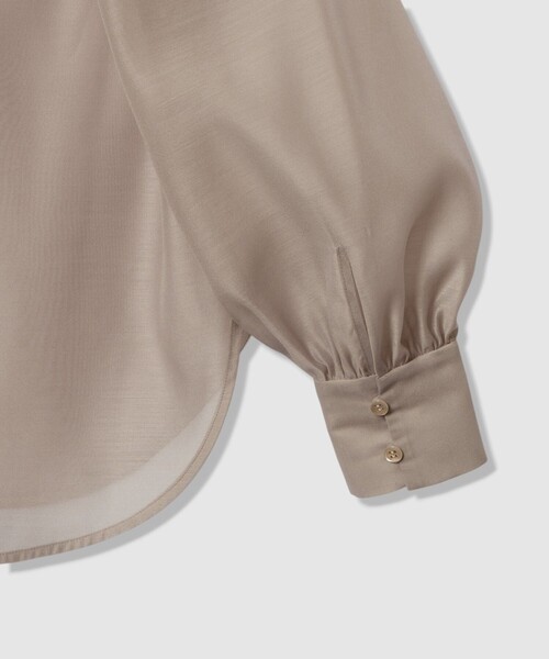 ANAYI（アナイ）の「オーガンジーツイストボウブラウス（シャツ/ブラウス・レディース・ホワイト/レッド/ベージュ/ネイビー・38/36）」の21枚目の写真