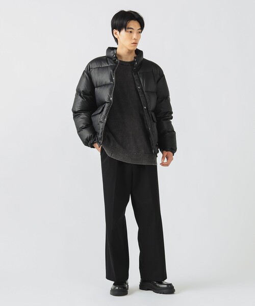 BEAMS HEART(ビームスハート)の「フェイクレザー 中綿 ブルゾン(ブルゾン・メンズ・ブラック/ライトブラウン・LARGE/MEDIUM/SMALL)」の8枚目の写真