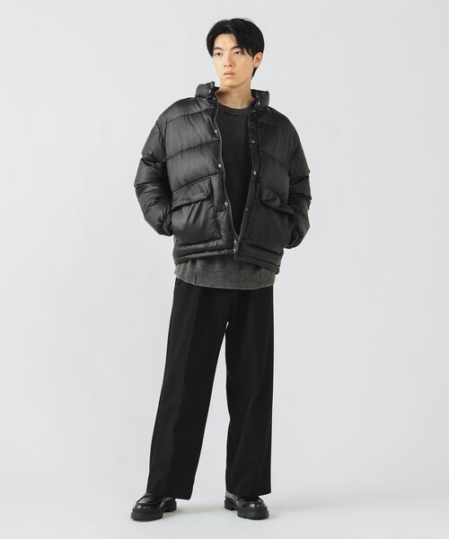 フェイクレザー 中綿 ブルゾン（ブルゾン）｜BEAMS HEART（ビームス