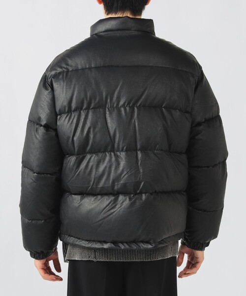 BEAMS HEART(ビームスハート)の「フェイクレザー 中綿 ブルゾン(ブルゾン・メンズ・ブラック/ライトブラウン・LARGE/MEDIUM/SMALL)」の15枚目の写真